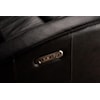 Flexsteel Wynwood Collection Cordelia Cordelia Leather Match Power Sofa